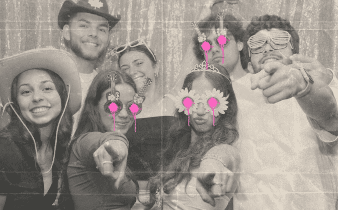 Group of friends celebrating