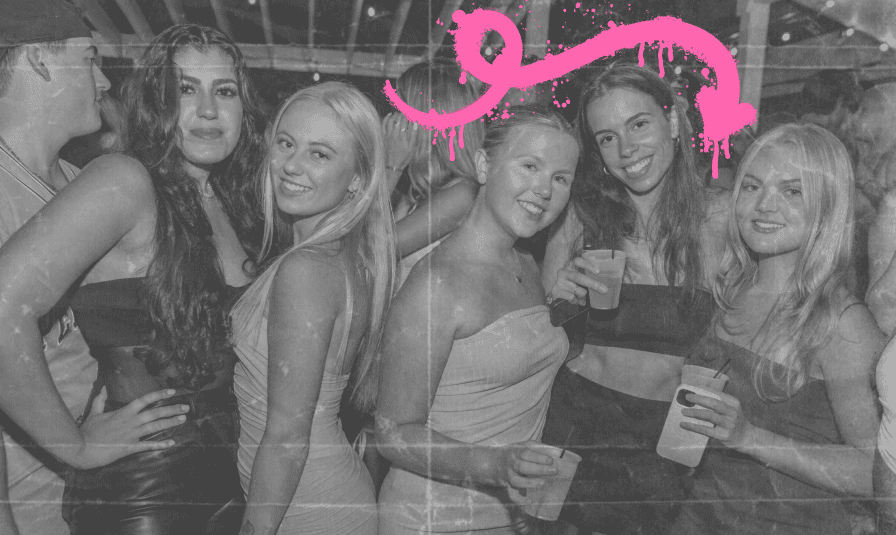 Group of friends celebrating